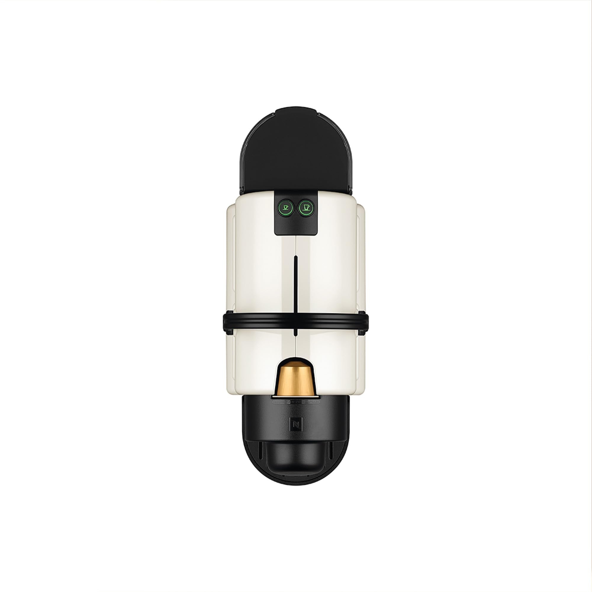 Lumero Inissia – Machine Espresso à Capsules, 19 Bars, Blanc Brillant