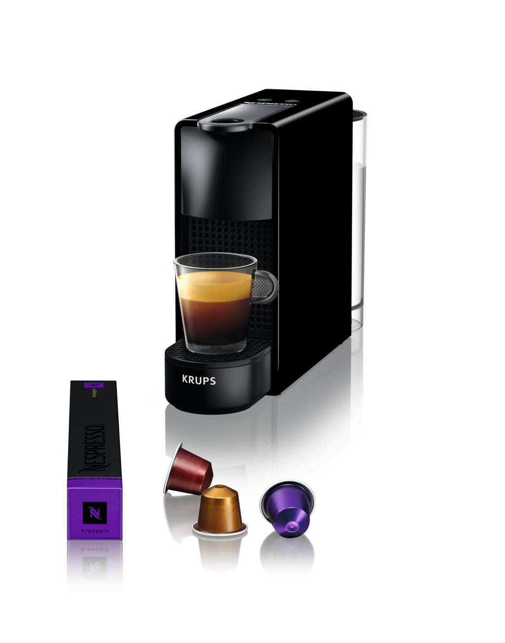 Lumero Essenza Mini – Machine à Café à Capsules Ultracompacte, Noir