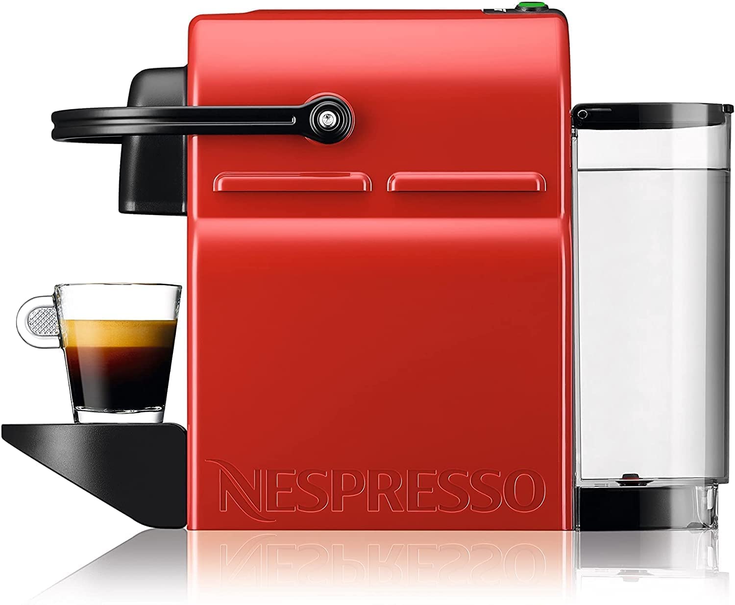 Lumero Inissia – Machine à Café à Capsules, Réservoir 0,7L, Rouge Rubis