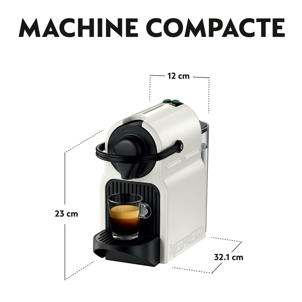 Lumero Inissia – Machine Espresso à Capsules, 19 Bars, Blanc