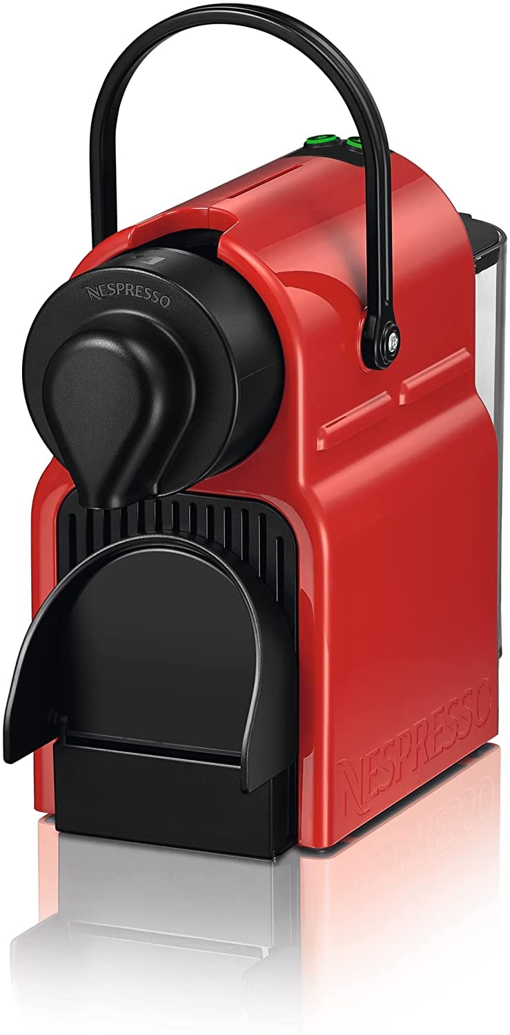 Lumero Inissia – Machine à Café à Capsules, Réservoir 0,7L, Rouge Rubis