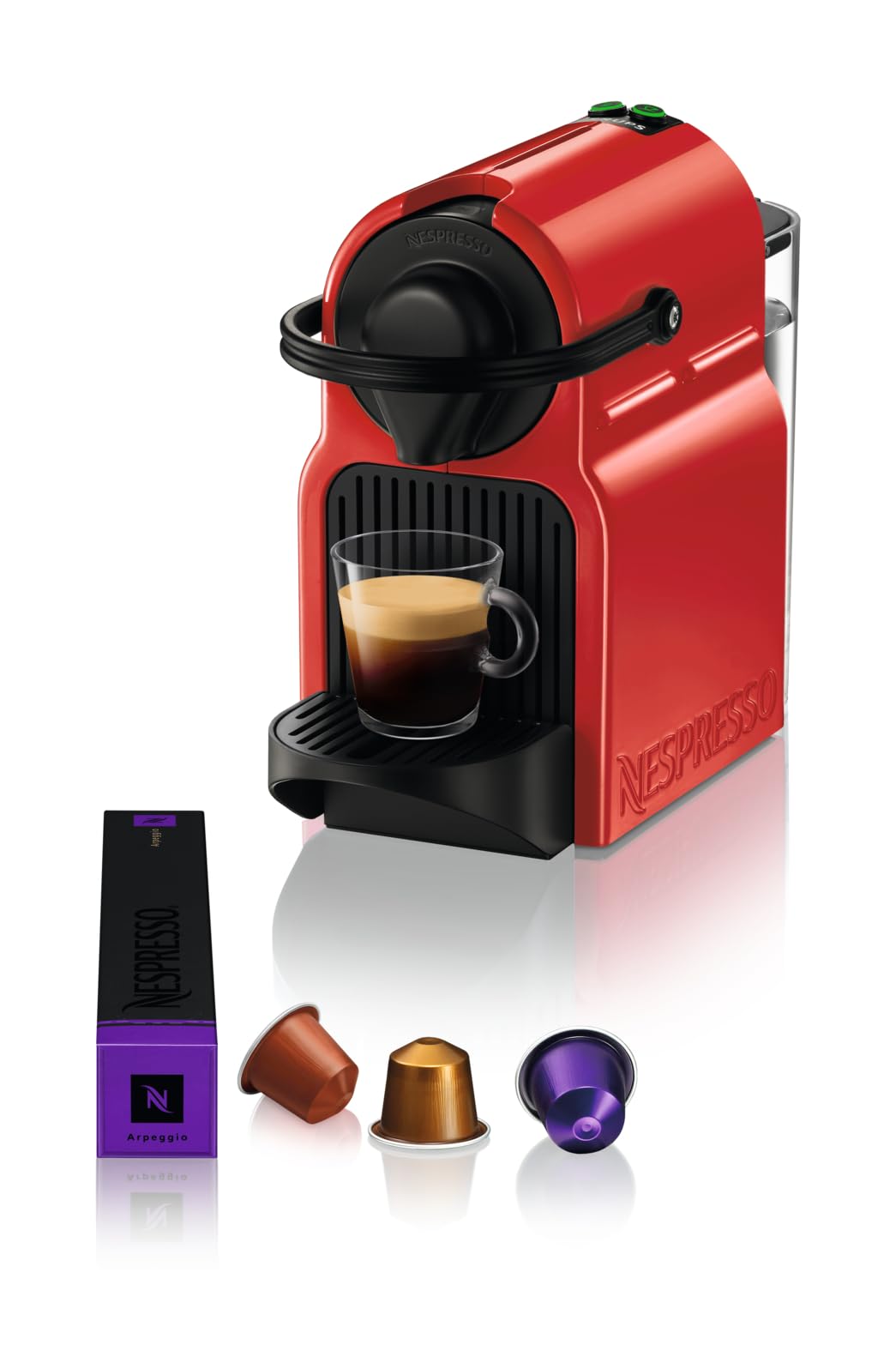 Lumero Inissia – Machine Espresso à Capsules, Rouge