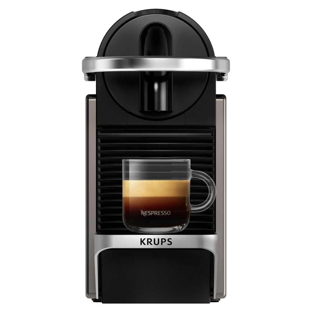Lumero Pixie – Machine à Café à Capsules Compacte, Titane